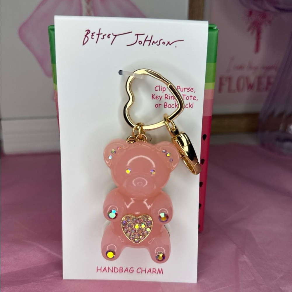 Betsey Johnson Gummy Bear Handbag charm/keychain